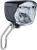 CONTEC LED Scheinwerfer 70 Lux für Nabendynamo mit Standlicht und Einschaltautomatik durch Hell-Dunkel-Sensor